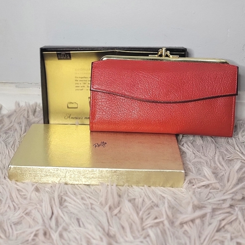 💙Rolfs Canada Leather Wallet in box